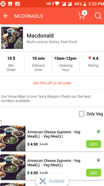 food order