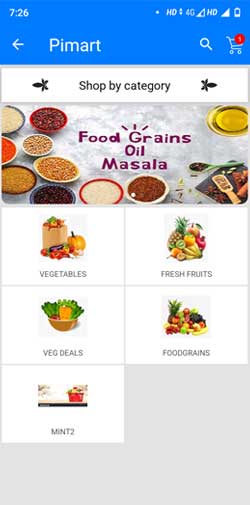 grocery app development company India