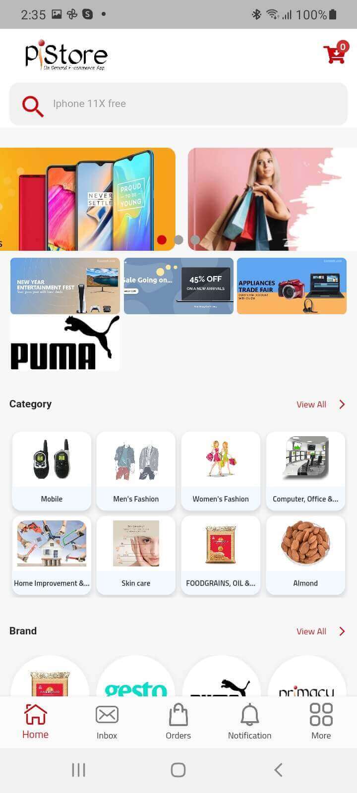 Ecommerce mobile app development